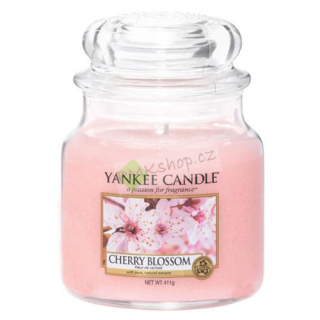 Yankee Candle svíčka ve skleněné dóze 410 g Třešňový květ